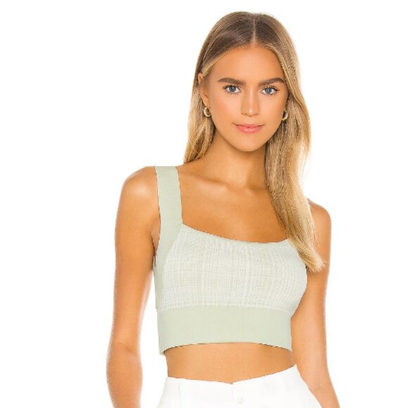 NWT c/meo collective RELAUNCH KNIT TOP CITRON CHECK - Picture 3 of 5